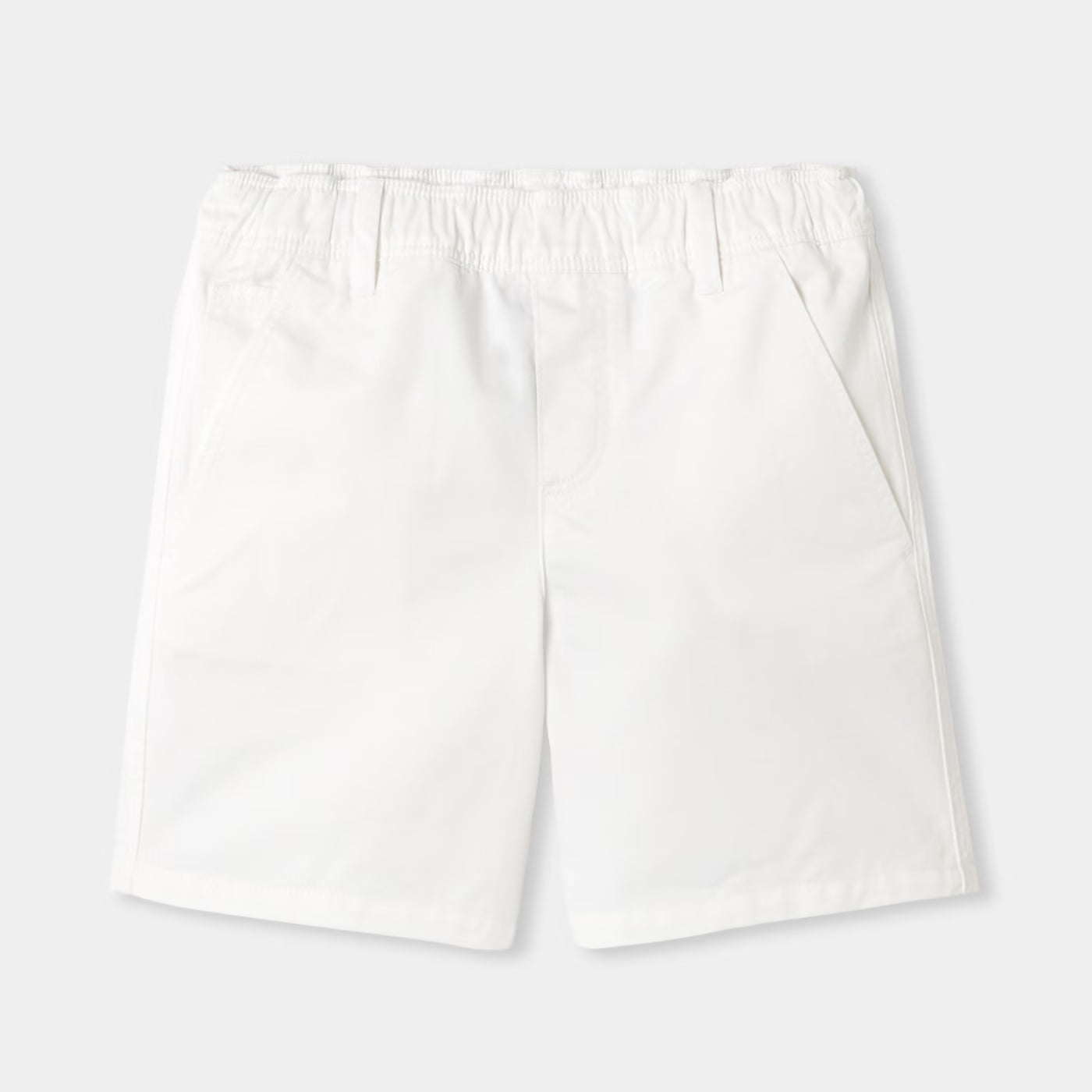 Βερμούδες για αγόρια από βαμβακερό twill - λευκό jacadi