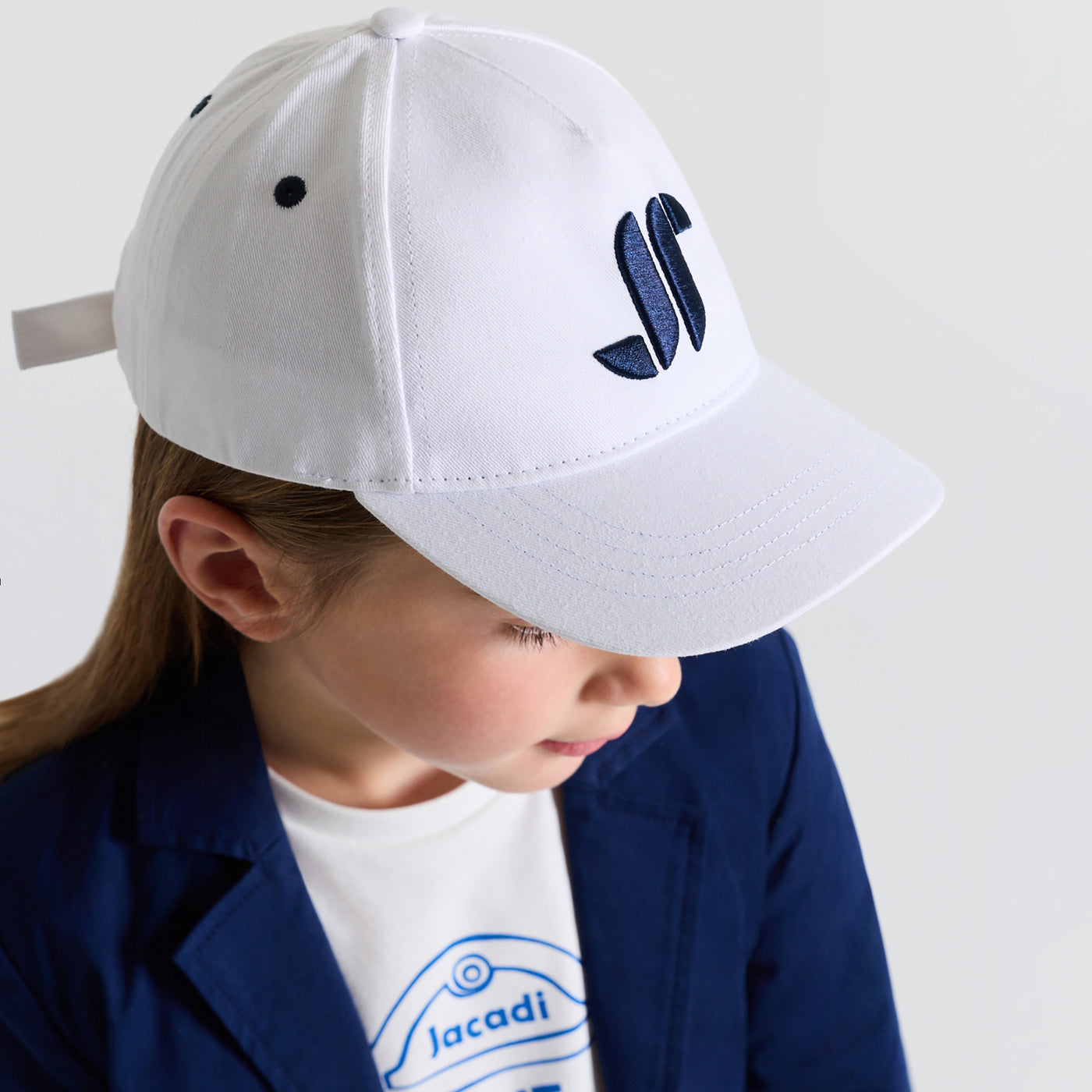 Παιδικό καπέλο Jacadi unisex - απαλό λευκό
