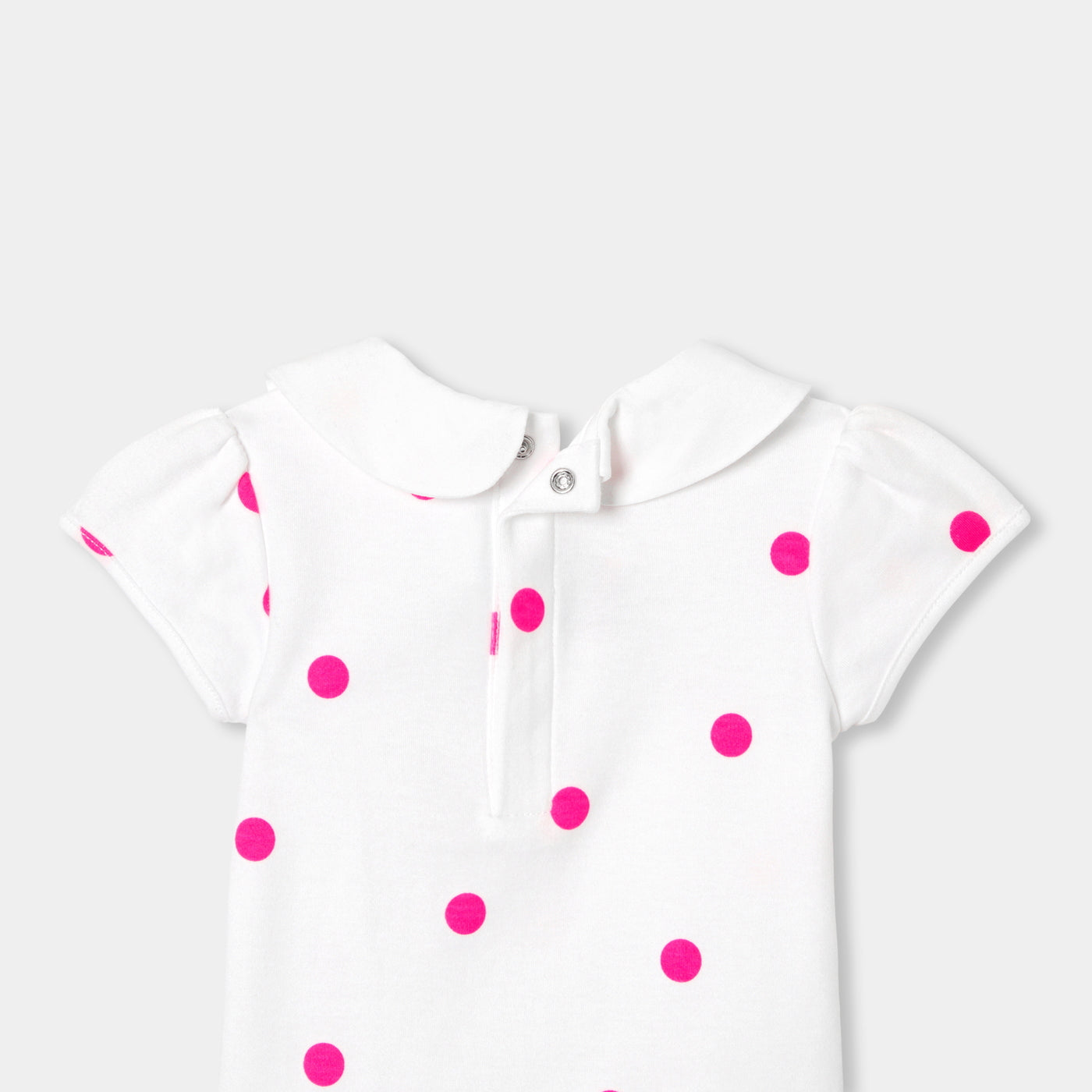 Baby girl short-sleeved bodysuit