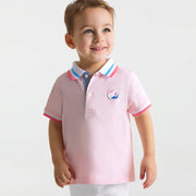Baby boy short-sleeved polo shirt
