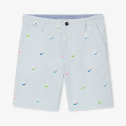 Boy shorts in printed twill