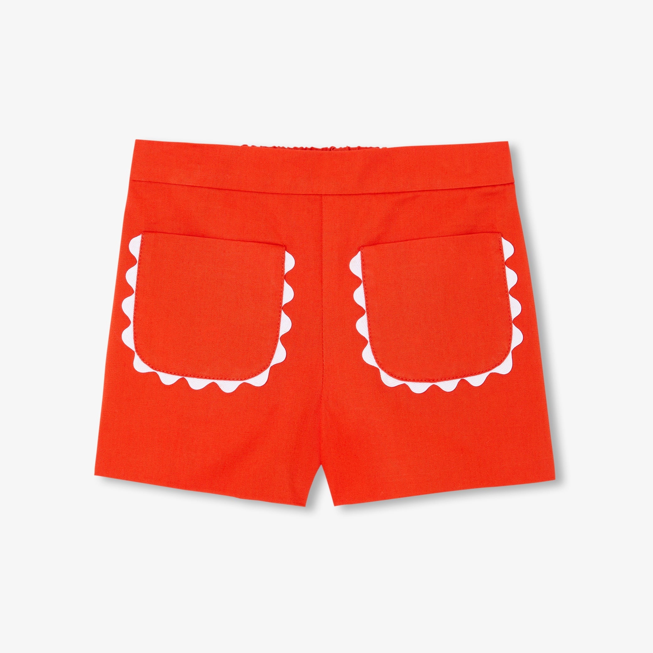 Baby girl shorts in twill