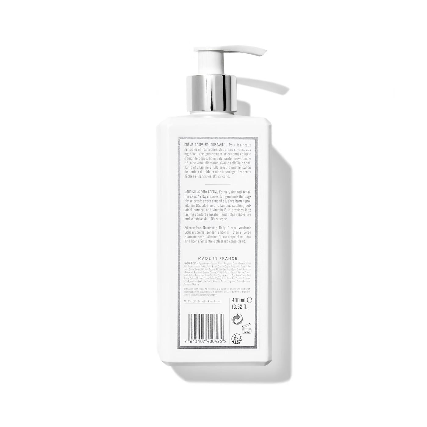 Θρεπτική κρέμα σώματος 400 ml - λευκό jacadi