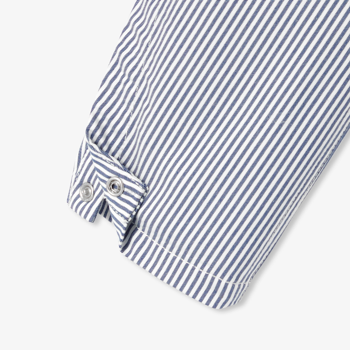 Βρεφική φόρμα σε ριγέ twill - λευκό/μπλε