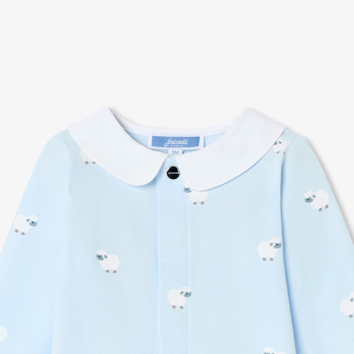 Πιτζάμα fleece για μωρά αγόρια με σχέδιο προβάτου - μπλε/πολύχρωμο