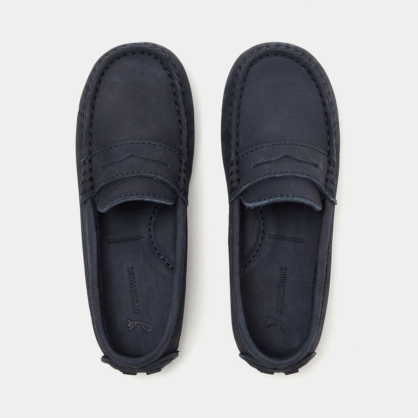 Μοκασίνια nubuck για αγόρια - μπλε jacadi