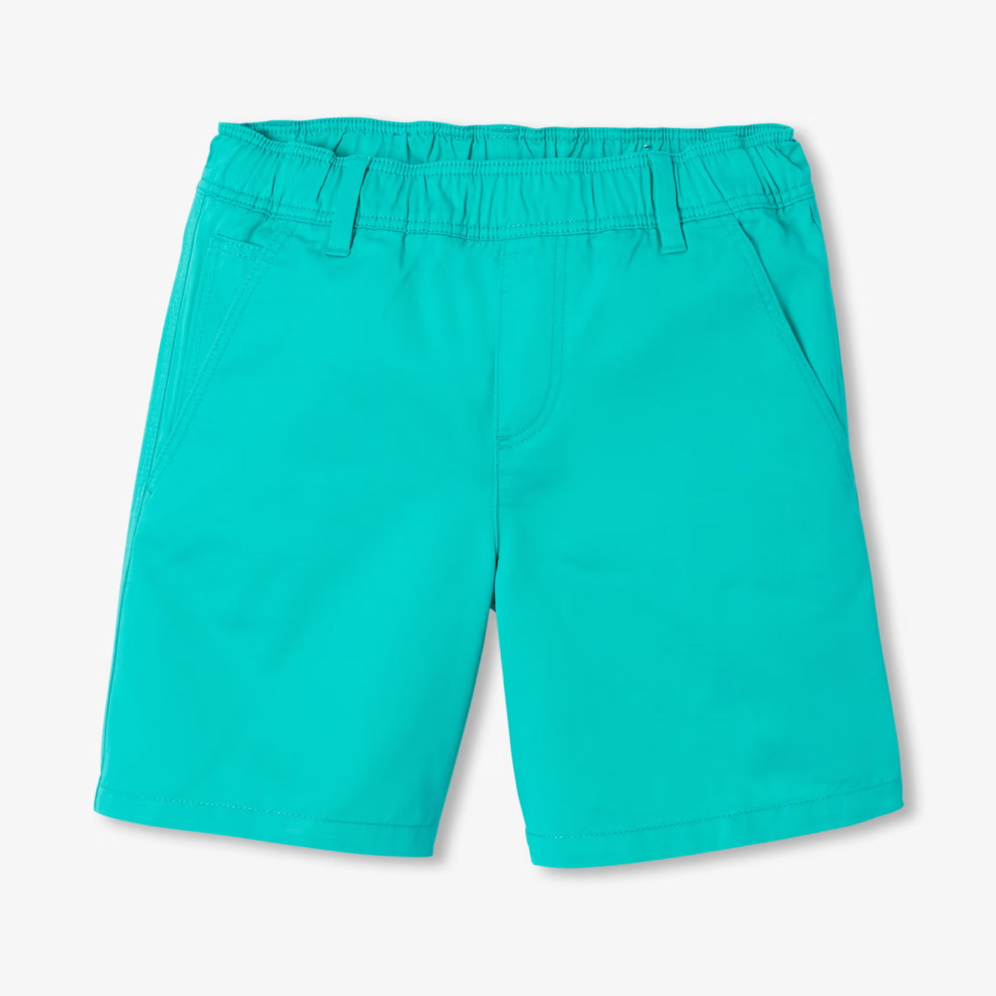 Βερμούδες για αγόρια σε βαμβακερό twill - σμαραγδί πράσινο