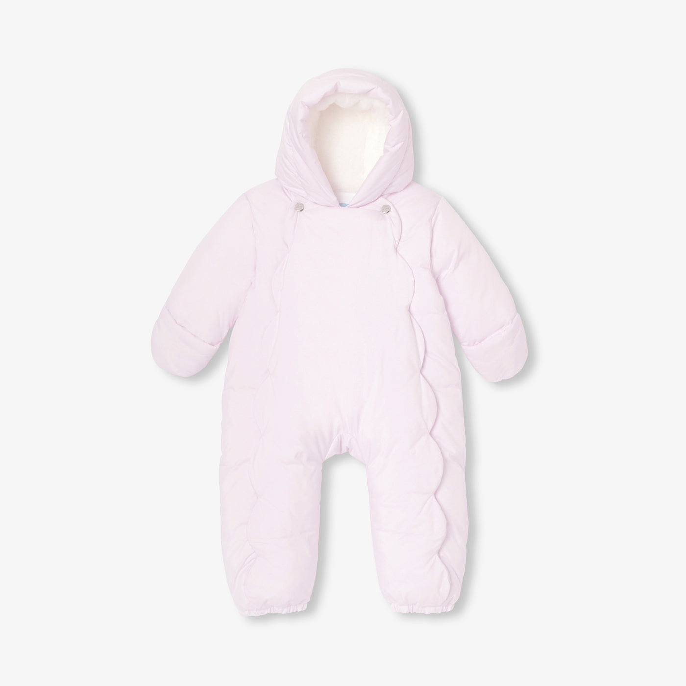 Φόρμα εξόδου για μωρό κορίτσι - ανοιχτό ροζ πούδρας
