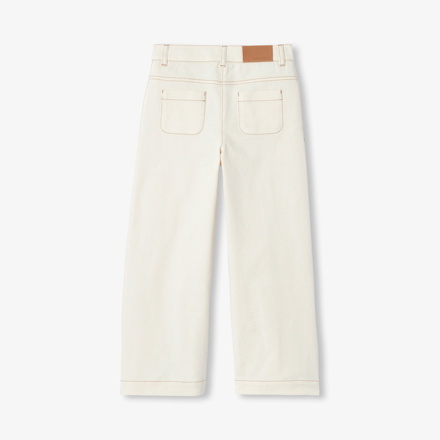 Παντελόνι με φαρδιά γραμμή και ελαστικό twill για