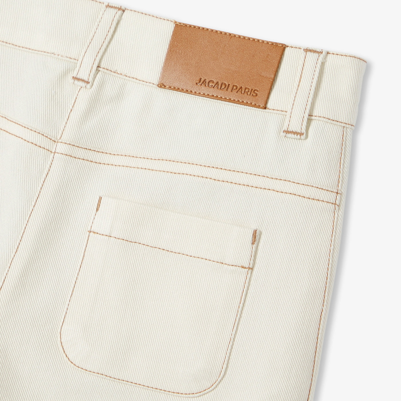 Παντελόνι με φαρδιά γραμμή και ελαστικό twill για