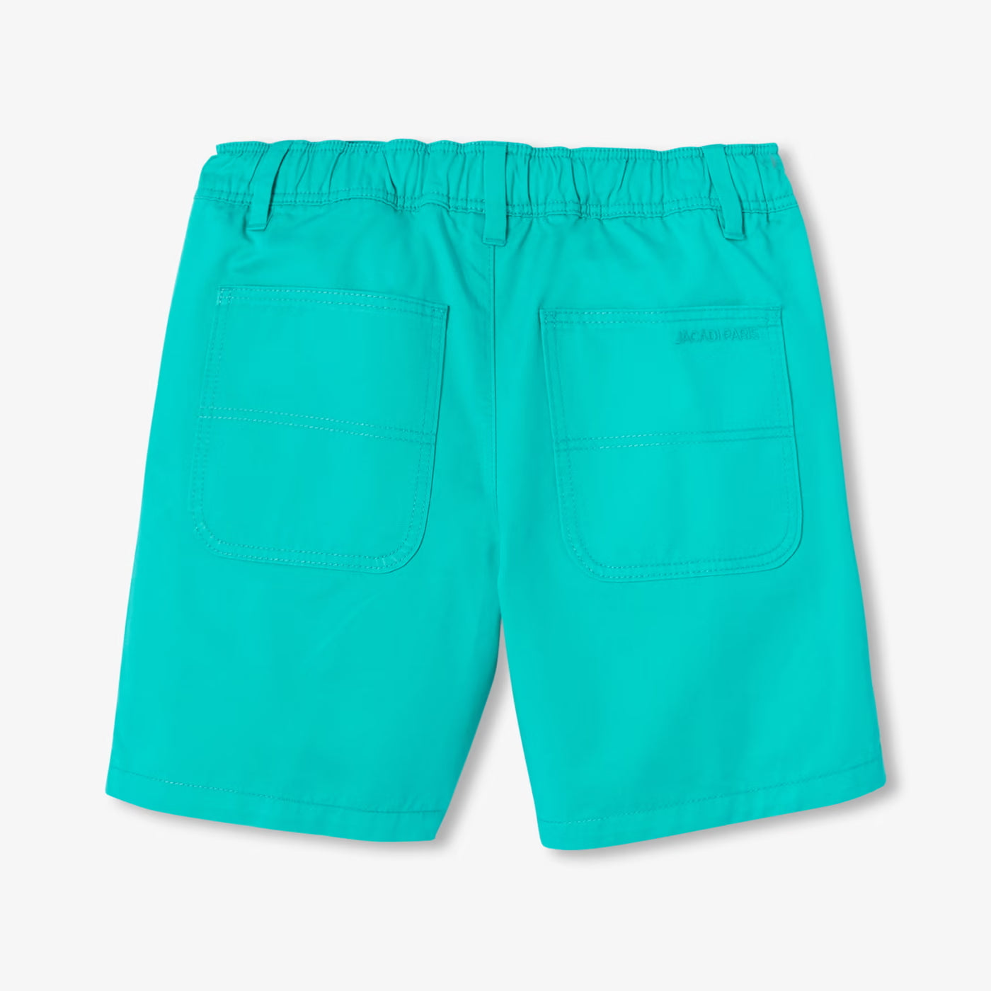 Βερμούδες για αγόρια σε βαμβακερό twill - σμαραγδί πράσινο
