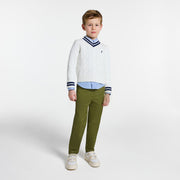 Παντελόνι chino από twill για αγόρια - χακί