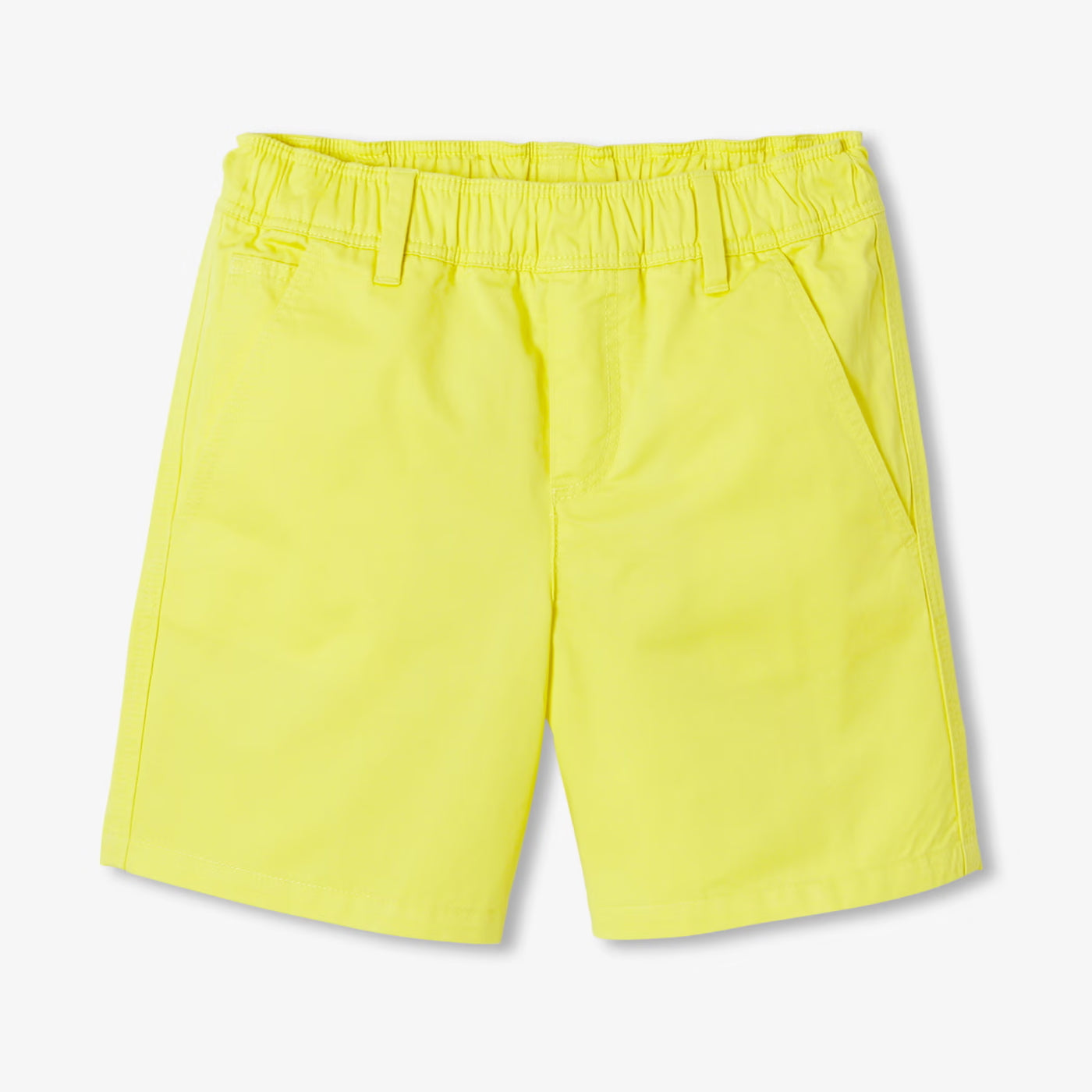 Βερμούδες για αγόρια σε βαμβακερό twill - κίτρινο του ήλιου