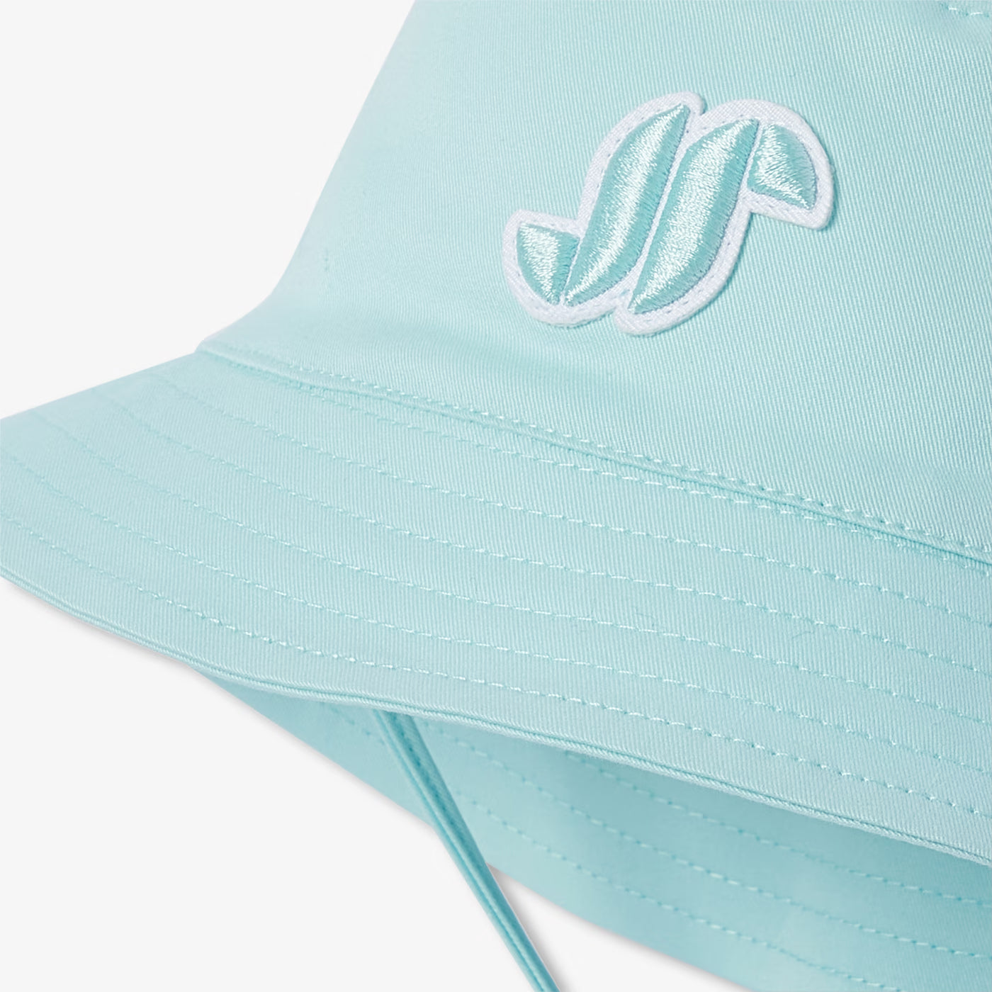 Βρεφικό καπέλο bucket σε βαμβακερό twill - γαλάζιο