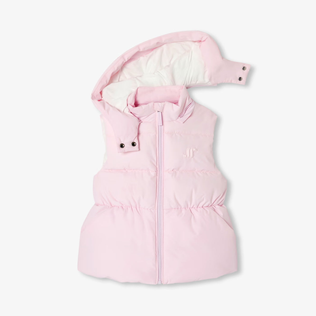 Αμάνικο φουσκωτό μπουφάν Jacadi για κορίτσια - ροζ της σκόνης