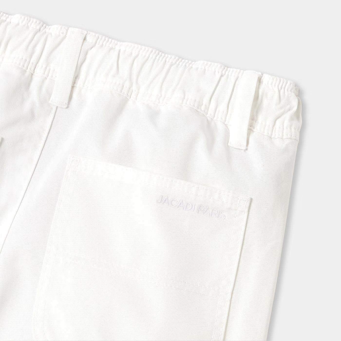 Βερμούδες για αγόρια από βαμβακερό twill - λευκό jacadi