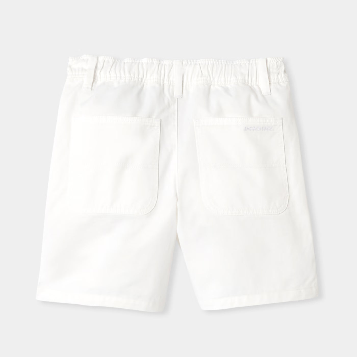Βερμούδες για αγόρια από βαμβακερό twill - λευκό jacadi