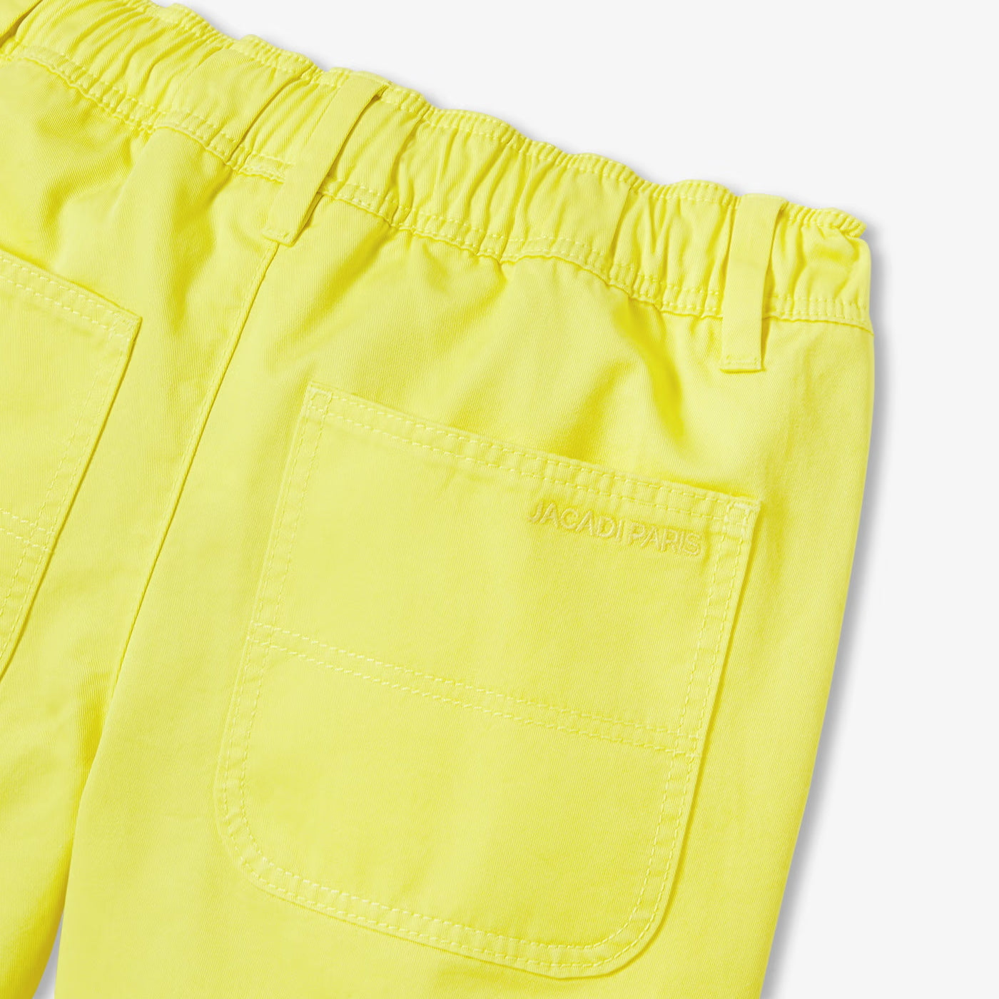 Βερμούδες για αγόρια σε βαμβακερό twill - κίτρινο του ήλιου